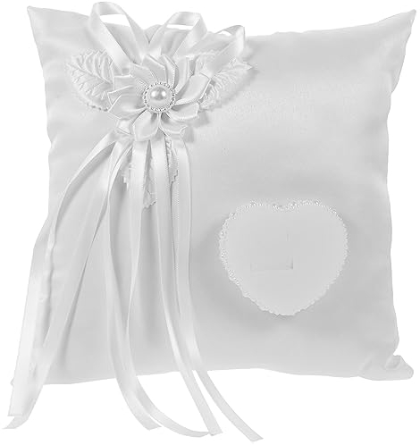 Homoyoyo Hochzeitsringkissen Braut Ehering- ?ger Kissen Ringtr?ger Kissen Ringhalter für Strand Hochzeitsfeier