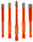 Punte Diamantate a Secco BGTEC per Piastrelle - 5 pezzi 6/6/8/10mm Trapano Professionali con 6 mm Carbide Punte con Attacco Esagonale a Cambio Rapido per Granito, Marmo, Ceramica, Porcellana