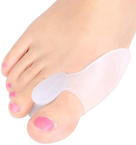 yaxinshi 4x Silikon Gel Zehenspreizer, Zehentrenner, für Schneider Ballen Therapie, Bunionette-Schutz, großen Zeh, Behandlung Ballenschutz, Vorbeugung von Schmerzen und Entspannung der Füße