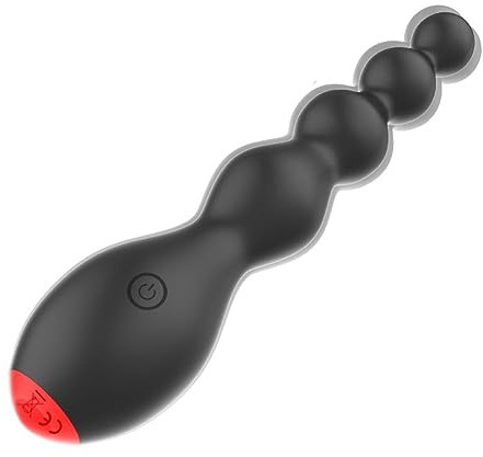 Plug anale Vibratore perline anali a 10 velocità Plug anale vibrante Giocattolo sessuale per masturbazione da donna Per Macchina per sesso con dildo per donne