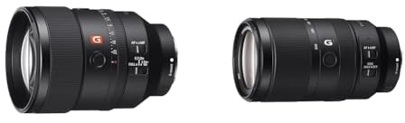 Sony FE 135mm f/1.8 GM | Vollformat, Super-Teleobjektiv, Porträt Objektiv (SEL135F18GM) & E 70-350mm f/4.5-6.3 G OSS | APS-C, Super-Telezoom-Objektiv (SEL70350G)