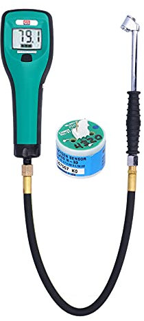 Detector de Gas Brilluxa, probador de pureza de nitrógeno portátil, analizador de Gas de neumáticos automotrices, Sensor ABS de aleación de Acero, Herramienta de detección de