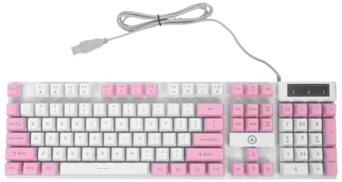 Homoyoyo Keyboard Rgb Led Backlight Full Size Mechanical Keyboard 104 Keys Gaming Accessories