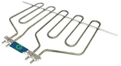 G GRIMALDI Resistenza Bistecchiera 1000/1450W compatibile con De Longhi | Ricambio 5512600008 per Piastra Grill e Bistecchiera Elettrica | Elemento Riscaldante