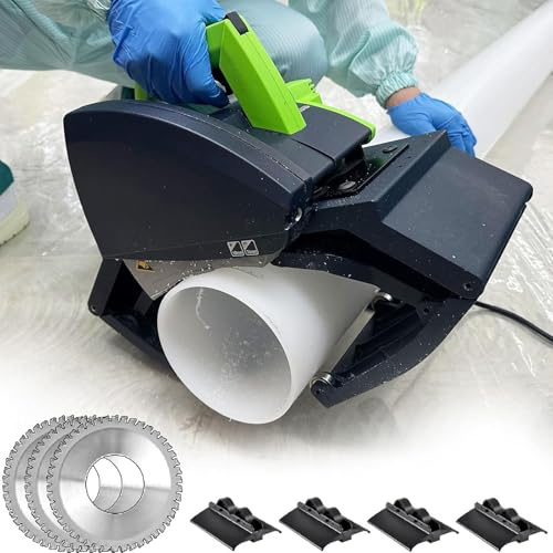 Tagliatubi elettrico automatico - Tagliatubi di precisione per tubi in plastica e metallo, velocità e diametro regolabili