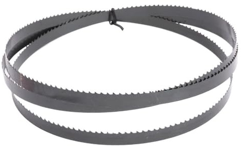 2 lame for seghe a nastro for lavorazione del legno - 6,35/9,5/12,7 mm, 6T/10T/14T Lame for seghe a nastro nere for artigianato e fabbricazione di mobili(6Tx1425mmx9mm)