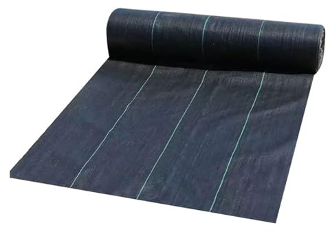 DIWAL Cubresuelo Malla Antihierbas Tela Antimaleza UV Resistente Geotextil Membrana Anti Hierbas para Jardín, Macizos, Entradas, Caminos, Terraza, Patio(1m x 200m)