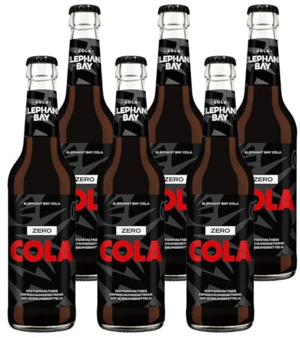 Elephant Bay Cola Zero – 6 x 0,33L | Zuckerfreie Premium-Cola im stylischen Design inkl. Pfand MEHRWEG