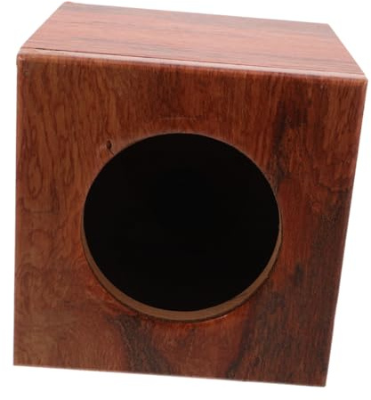 NUOBESTY Scatola Altoparlanti per Subwoofer Auto in Legno 5 Pollici, Custodia Compatta per Impianto Audio Veicolare, Utile e Messa a Punto, Adatta per Veicoli