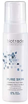 Pure Skin rengöringsskum 150 ml eliminerar defekter, klargör och förfinar porerna från Biotrade