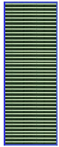 Hogar y Mas Alfombra BAMBÚ Rayas Verdes 75X175