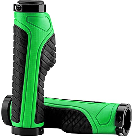ROCKBROS Cykelgrepp Ergonomisk Cykel Halkfri Gummilåsningslängd 131mm För MTB-vägcykel Ebikes Scooter Fällbar Racercykel för Styrets Diameter 22mm
