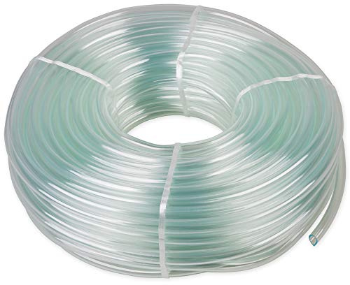 Wagner GREEN PVC Schlauch 9/12 mm glasklar transparent, Belüfterschlauch für Teiche und Aquarien (50 mtr.)