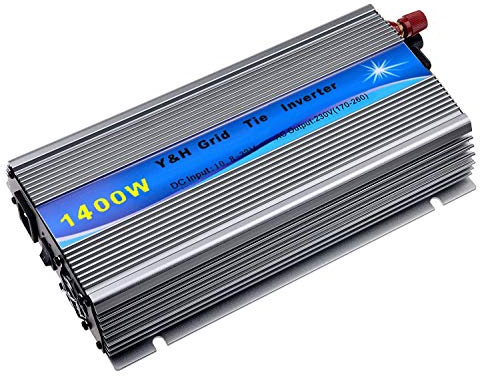 Y&H 1400W Solar Wechselrichter MPPT Reine Sinuswelle DC15-28V Solareingang für 12V Solarpanel.AC190V-260V Ausgang Reine Sinus Strom Netz gebunden