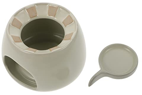 BESTonZON Ceramic Teapot Warmer Hollow Design for Tea Stove Holder Keeps Tea Warm for Decorative Home Accessories Use