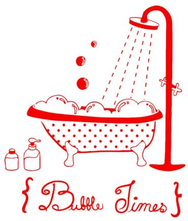 Bathroom Wall Stickers Vinyl Bathtub Shower Bathing Door Wall Decal for Bathroom Decoration Waterproof Family Wallpaper-XL-79x92cm