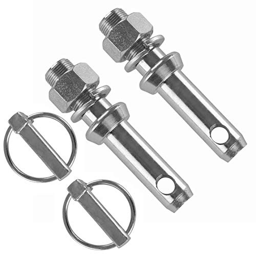 Generisch Bolzen für Unterarmgeräte Kat. 1-1 Gewindelänge 38 mm & 2 x Klappflügel 11 x 42 mm Bolzenkategorie Unterlenker Dreipunktverstellung Traktor