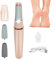 Râpe Électrique Pieds Anti Callosités, Rape Pedicure Rechargeable, Rapeuse Pieds Électrique, avec 2 Rouleaux de Rechange, 2 Vitesses et Lumière LED, pour Eliminer Les Pieds Peaux Morte et Callosités