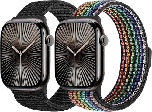 YONGBB Compatible avec Apple Watch Bracelet 38mm 40mm 41mm 42mm 44mm 45mm 46mm 49mm Bracelets pour iWatch Series 11 10 9 8 7 6 5 4 3 SE Ultra 3 2 1