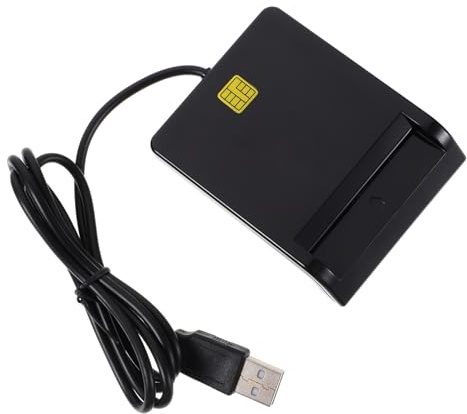 Cabilock Lecteur de Carte USB Intelligent Portable Multi-Cartes Compatible Vista X pour ATM IC Id CAC Sim