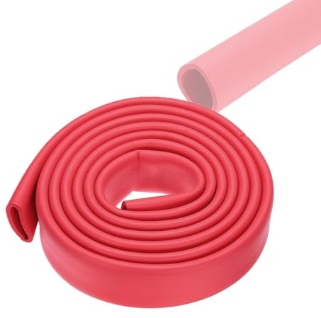 Verschiedene Farbige Rohrisolierung, 2M Lange Heizungsrohr Isolierung, Flexible Schaumstoffschlauch für Frost- und Wärmedämmung(Red,25mm/0.98in)