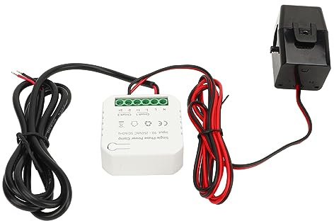 Haofy SMART WIFI Energiezähler Zur Überwachung des Stromverbrauchs, Echtzeitüberwachung APP-Aufzeichnung, Geeignet für Besitzer von Solar-Photovoltaikanlagen, ABS-Material