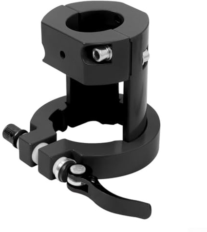 Honseadek Collier de serrage pliable en alliage d'aluminium pour scooters électriques Pro/Pro2/1S/Mi3 - Support renforcé pour cadre de scooter et verrouillage de mécanisme pliable (noir)