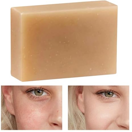 Gesichtsseife 100g Feuchtigkeitsspendender Reiniger | Schaumende Körperseife Für Frauen Und Männer, Gesicht Und Körper, Bad Und Dusche, Badezimmer, Schönheit, Linderung Von
