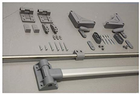 Comet Slimline Table Leg - 1000mm Rail - Clips - Table Storage Kit - Campervan and Motorhome