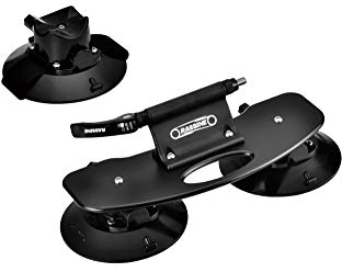 Porte-vélos de toit avec 2 ventouses sous vide, 1 porte-vélo, support de style fourche, installation de fourche à dégagement rapide, sangle réglable de la roue arrière (Noir)