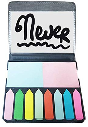 Never Funny Zitat Handschrift Selbstklebende Notizzettel Farbe Seitenmarkierungsbox