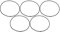 5pcs negro suspensión choque montaje elástico cuerda cuerda elasticidad cuerdas para micrófono