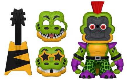 Funko Five Nights at Freddy's (FNAF) Snap: RR - Glamrock Chica The Chicken & Gator2PK - Vinyl-Sammelfigur - Geschenkidee - Offizielle Handelswaren - Spielzeug Für Kinder und Erwachsene