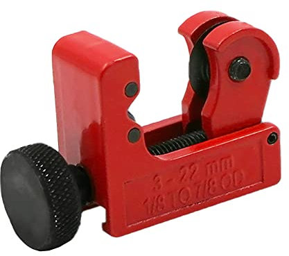 Adjustable Mini Tube Cutter Alloy Plastic Pipe Cutter Pipe Cutting Tool for Copper Pipe, Stainless Steal Tubing, Metal, Brass(3-22mm)