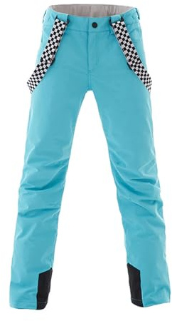 ALSOGO Skihose Damen wasserdichte Professionelle Schneehose Winddichte Hosenträgerhose Winter Outdoor Regenhose Warme Wanderhose Snowboard Softshellhose mit abnehmbaren Trägern Overall & Schneefang
