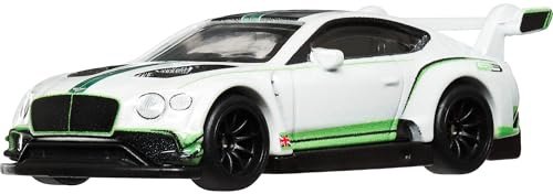 Hot Wheels Premium Bentley Continent, Car Culture Circuit Legends Vehículos para niños y niñas a partir de 3años y fans y coleccionistas adultos, colección de vehículos Car Culture escala 1:64, HRV93