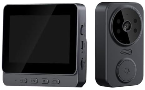 LYEAA Smart Wireless Video Campanello Della Macchina Fotografica IR Visione Notturna Digitale Spioncino WiFi 800mAh Porta Due Citofono