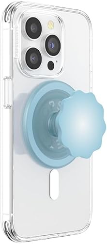 PopSockets Phone Grip for MagSafe, Magnetic Holder, Phone Stand, Light Blue - Blue Sigh