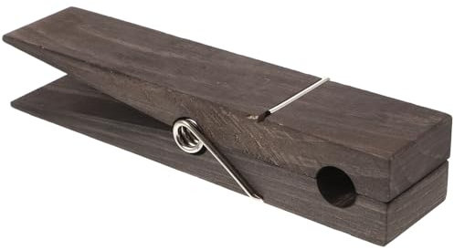 MUSISALY Giant Wooden Clothes Clip Per Asciugamani Porta Asciugamani Legno Naturale Design Spazioso Installazione Facile Superficie Liscia Robusto e Pratico Per Bagno e Cucina