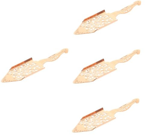 TOPBATHY Lot De 4 Cuillères À Mélanger En Acier Inoxydable Outil Multifonction Pour Barre Dégouttage Cuillère À Sucre