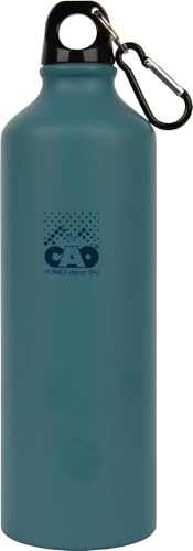 Cao - Gourde ART 0,75 litres en Aluminium - Couleur Bleu Marine- Hauteur 25 cm - Diamètre ø 7,3 cm