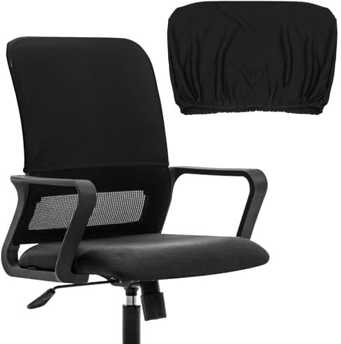 Funda Elástica Silla para Respaldo Funda Silla Oficina Funda Sillas Comedor Funda Silla Alta Lavable Extraíble para la Mayoría de Sillas Estándar