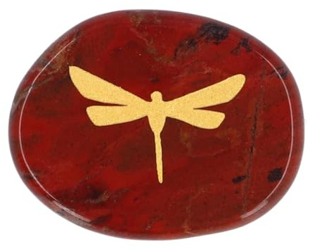 Piedra de Preocupación para el Pulgar Grande de Cristal de Cuarzo Transparente, Piedra de Bolsillo de Cristal para Terapia de Alivio del Estrés y Ansiedad con Forma Ovalada para