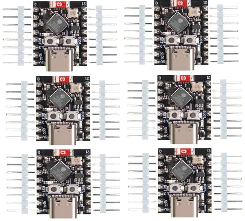 DUBEUYEW 6x ESP32-C3 Super Mini Development Board Mini ESP32 C3 for Arduino
