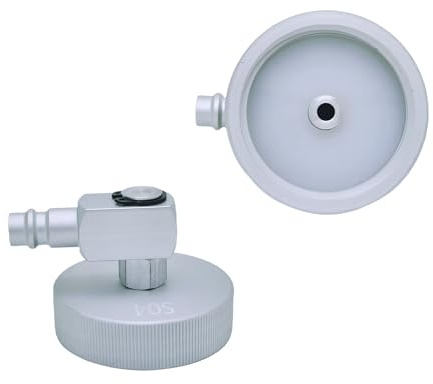 AXILYZE Adattatore per serbatoio del liquido dei freni con punta Euro, adattatore per sfiato dei freni in lega di alluminio, compatibile con Ford, Audi e veicoli Peugeot di serie