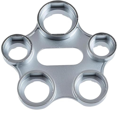 WUBAYI Universal Aerator Key Tool - Faucet Aerator Removal Wrench with 10 Sizes, Airator Installation Key for Sink Tap Nozzle, Spray Regulator Service Tool