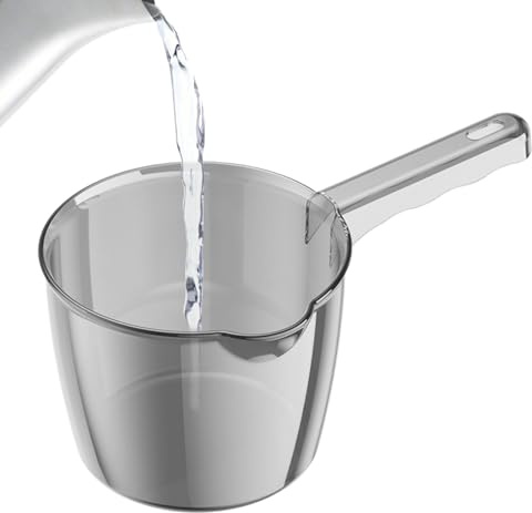 Cazzuola 'acqua, da bagno – trasparente e stabile, forte cazzuola d'acqua, forte creatore d'acqua | Stabile da bagno con manico lungo per bagno, per bambini, cucina, bagno
