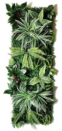 WANGTIAN Prato Artificiale da Giardino, Erba Sintetica, Decorazione per la casa, Finto Prato di Patate Dolci, Sfondo Decorativo 40 * 120 cm per Giardino e Patio (Stile 1)