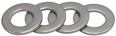 Rondelles plates épaisses en acier inoxydable M4 x 9 x 0,8 mm, M4 x 12 x 1, DIN 125 GB96 316, 40/100 pièces(100Pcs M4x9x0.8)