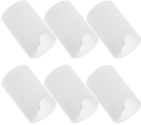 UTHCLO Protector Esquinas Bebe de Silicona Blanco para Armarios y Muebles, 6 Piezas Redondas Que Eliminan Bordes Afilados y Facilitan Abrir y Cerrar Cajones Hogar